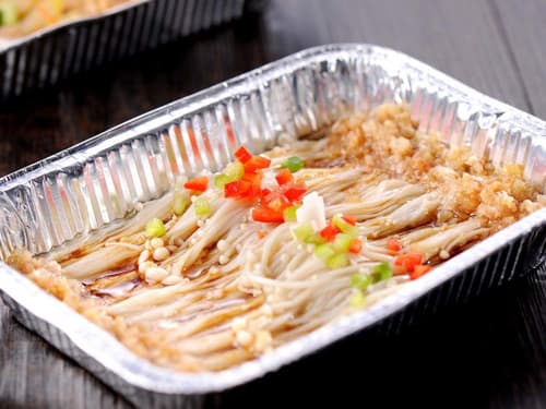 灵宝锡纸烤金针菇